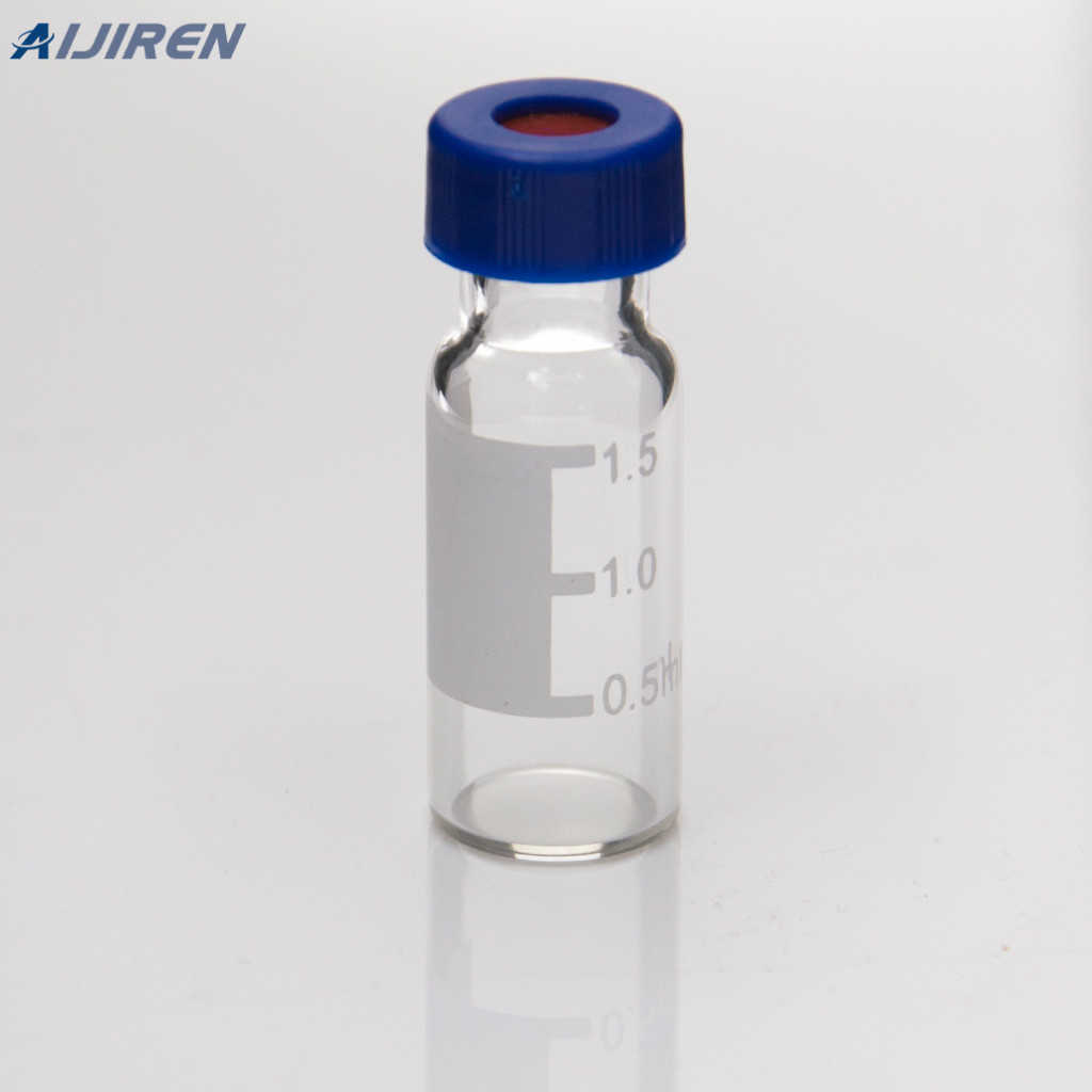 OEM sample vials 2 mL screw top vials with label for wholesales